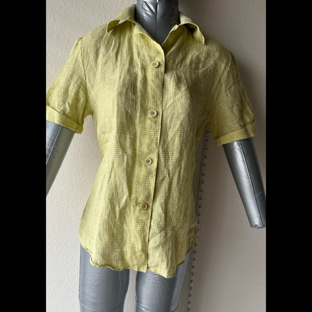 Lorenzini Made in Italy 100%Lion Flax Linen Size I ( US is a small) EUC